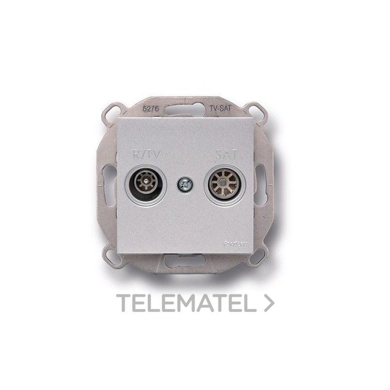 Toma final TV T F-37 metalizado (Pack) con referencia 37711502 de la marca FONTINI.