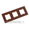 MARCO 3 ELEMENTOS F-37 TABACO PACK con referencia 37-803-03-2 de la marca FONTINI.