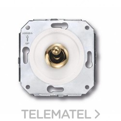 Interruptor manecilla 10A 250V oro / blanco (Pack) con referencia 65306302 de la marca FONTINI.