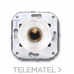 Interruptor manecilla 10A 250V patiné / blanco (Pack) con referencia 65306592 de la marca FONTINI.