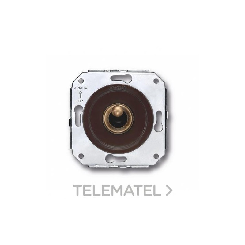 Conmutador manecilla 10A 250V patiné / marrón (Pack) con referencia 65308572 de la marca FONTINI.