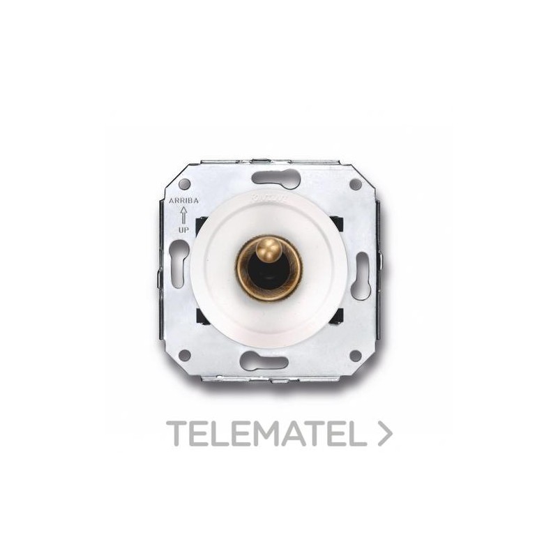 Interruptor 2P manecilla 10A 250V patiné / blanco (Pack) con referencia 65314592 de la marca FONTINI.