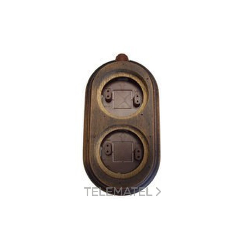 PEANA P/TUBO/CBL. 2 ELEMENTO VERTICAL MADERA MIEL con referencia 30-822-19-2 de la marca FONTINI.