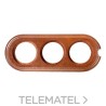 Peana tubo / cable 3 elementos vertical madera miel con referencia 30823192 de la marca FONTINI.