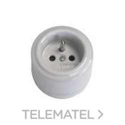 BASE ENCHUFE TOMA TIERRA FRANCES 16A PORCELANA BLANCO PACK con referencia 30-211-17-2 de la marca FONTINI.