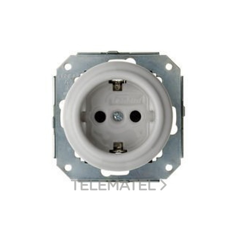 BASE ENCHUFE TOMA TIERRA LATERAL 16A PORCELANA NEGRO PACK con referencia 31-212-27-2 de la marca FONTINI.