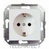 BASE ENCHUFE TOMA TIERRA F-37 MARRON PACK con referencia 37-212-03-2 de la marca FONTINI.