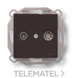 Toma única TV F-37 marrón (Pack) con referencia 37712032 de la marca FONTINI.