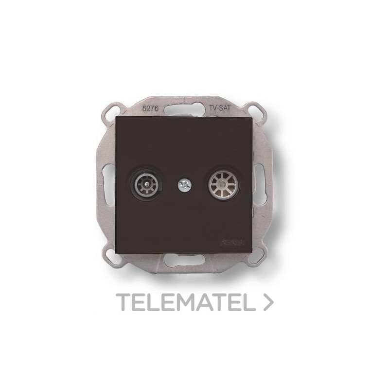Toma única TV F-37 marrón (Pack) con referencia 37712032 de la marca FONTINI.