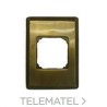 MARCO LATON 1 ELEMENTO METALICO/A CUADRADO PATINE PACK con referencia 39-821-53-2 de la marca FONTINI.