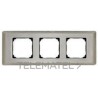 MARCO LATON 3 ELEMENTOS METALICO/A CUADRADO DORADO PACK con referencia 39-823-50-2 de la marca FONTINI.