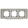 MARCO LATON 3 ELEMENTOS METALICO/A CUADRADO PATINE PACK con referencia 39-823-53-2 de la marca FONTINI.