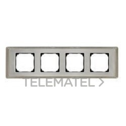 MARCO LATON 4 ELEMENTOS METALICO/A CUADRADO DORADO PACK con referencia 39-824-50-2 de la marca FONTINI.
