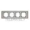 MARCO LATON 4 ELEMENTOS METALICO/A CUADRADO PATINE PACK con referencia 39-824-53-2 de la marca FONTINI.