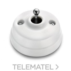 Cruzamiento DIMBLER 10A 250V porcelana cromo (Pack) con referencia 60304642 de la marca FONTINI.