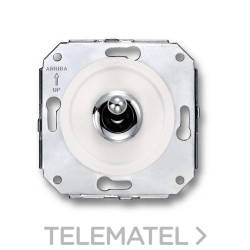 Interruptor manecilla 10A 250V cromo blanco (Pack) con referencia 65306262 de la marca FONTINI.