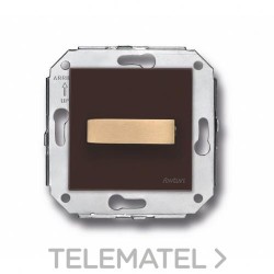 Conmutador ROCKING 10A 250V dorado marrón (Pack) con referencia 67308542 de la marca FONTINI.