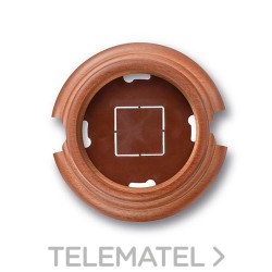 Peana tubo 1 elemento vertical / horizontal madera miel (Pack) con referencia 30841192 de la marca FONTINI.