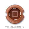 Peana tubo 1 elemento vertical / horizontal madera miel (Pack) con referencia 30841192 de la marca FONTINI.