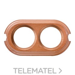 Peana tubo 2 elementos 2 entradas vertical madera miel (Pack) con referencia 30842192 de la marca FONTINI.