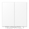 Tecla x2 LS blanco mate con referencia LS995WWM de la marca JUNG.