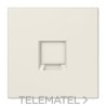 Placa modular Jack-Radiall 1 toma LS1969-1WE LS blanco con referencia LS1969-1WE de la marca JUNG.
