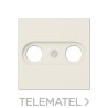 Placa para toma antena TV-FM AS500 blanco marfil con referencia A561PLTV de la marca JUNG.