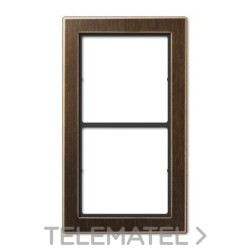 Marco FD Design 2 fases latón antik con referencia FDME2982AT de la marca JUNG.