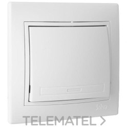 Conmutador cruce 10A 250V 83x81 tornillo blanco con referencia ERP09U de la marca SOLERA.