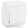 Conmutador doble Serie MURAL 10A 250V con referencia MUR12U de la marca SOLERA.