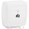 Toma teléfono Serie MURAL RJ11 (4 vías) con referencia MUR84U de la marca SOLERA.