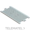 Placa de montaje multiperforada para fijación de elementos en caja 650°C con referencia PL-MP28 de la marca SOLERA.