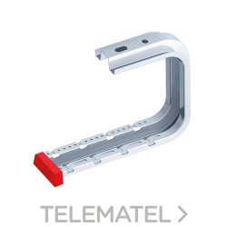 Soporte Omega-U multifunción SOUMS30 galvanizado senzimir con referencia SOUMS30 de la marca AISCAN.