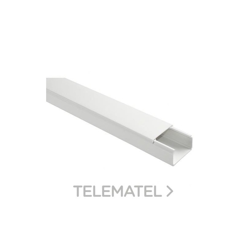 Minicanal recto 40x40mm estándar (pieza 2m) con referencia 9154040 de la marca SOLERA.