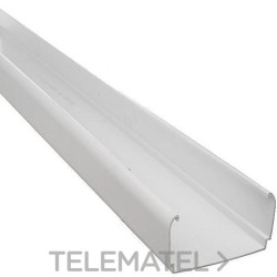 Tramo recto base para canal 60x60mm (pieza 2m) con referencia 9156060B de la marca SOLERA.