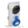 Toma interblocante trascuadro 2P+TT 16A 230V con referencia 933131 de la marca SOLERA.