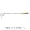 Prolongador con clavija inyectado bipolar 16A 250V 3m+TT lateral con referencia 7000/3 de la marca SOLERA.
