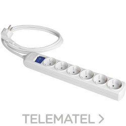 Base bipolar 6 tomas prolongación 3m con referencia 8036IL de la marca SOLERA.