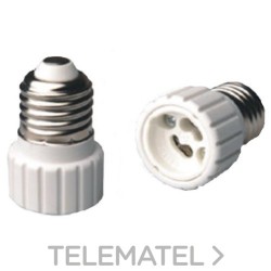 Portalámparas E27-GU10 con referencia AD27-10 de la marca SOLERA.