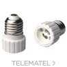 Portalámparas E27-GU10 con referencia AD27-10 de la marca SOLERA.