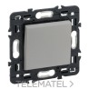 Conmutador VALENA NEXT 1P 10AX aluminio con referencia 741340 de la marca LEGRAND.