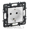Base VALENA NEXT 2P+T 16A automático blanco con referencia 741221 de la marca LEGRAND.