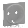 Frontal Niloé Step para base de corriente 2P+T, aluminio con referencia 864320 de la marca LEGRAND.