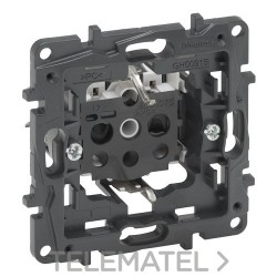 Base de corriente 2P+T Niloé Step, 16A, 250V, borne a tornillos con referencia 864021 de la marca LEGRAND.
