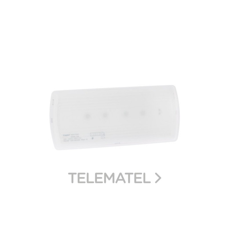 Luminaria de emergencia URA21LED PLUS 200 lúmenes, 1h, permanente/no permanente con referencia 661606PL de la marca LEGRAND.