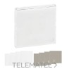 Tecla Niloé Step con portaetiquetas para interruptor y conmutador , blanco mate con referencia 864111 de la marca LEGRAND.