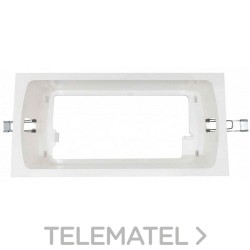 Marco de empotrar URA21LED PLUS para instalación en falso techo, blanco con referencia 661720PL de la marca LEGRAND.