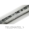 Tubo metálico enchufable diámetro 20mm con referencia TME20 de la marca AISCAN.
