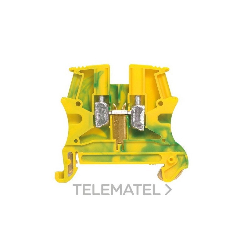 Borna VIKING3 TT 4mm² paso 6mm verde amarillo con referencia 037171 de la marca LEGRAND.