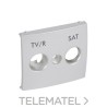 Tapa TV/R-SAT VALENA aluminio con referencia 770186 de la marca LEGRAND.